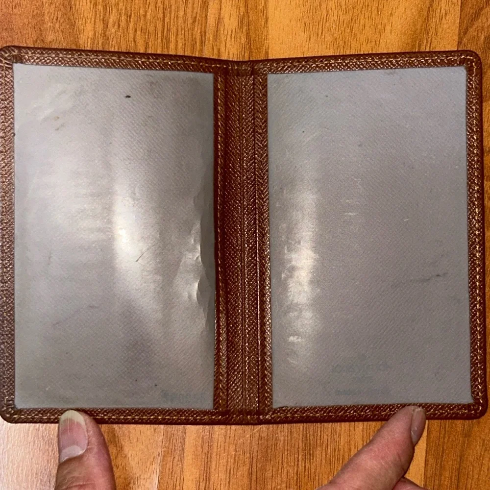 Authentic Louis Vuitton Taiga Leather ID / Card Holder